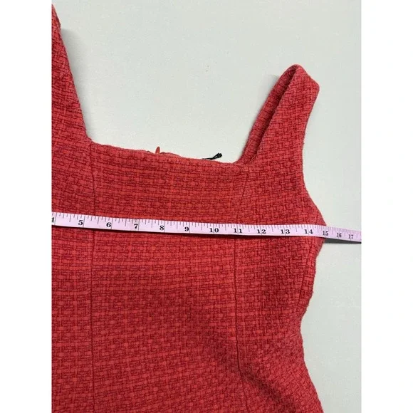 Maje Ribala Tweed Square Neck Mini Dress.Parisian Chic Party Wedding Guest. 36/S - Picture 4 of 14